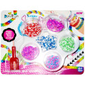 HEEGELDUS - PUNUMISKUMMID KIRJUD LOOM BAND DIN RUN 8484