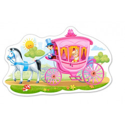 015108. Puzzle 15 Princess in a Carriage