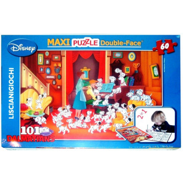 5824. PUZZLE 2in1 60TK MAXI 101 DALMAATSLAST 5824. PUZZLE 2in1 60TK MAXI 101 DALMAATSLAST