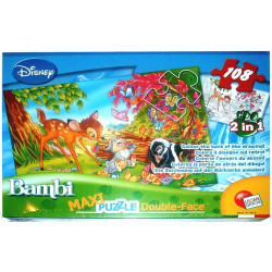 5818. PUZZLE 2in1 108TK MAXI BAMBI