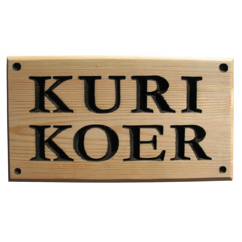 0022. PUIDUST HOIATUSSILT KURI KOER 