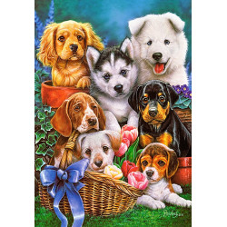 104048. Puzzle 1000 Puppies