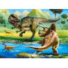 070084. Puzzle 70 Tyrannosaurus vs Triceratops