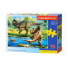 070084. Puzzle 70 Tyrannosaurus vs Triceratops