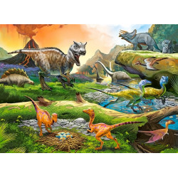 111084. Puzzle 100 World of Dinosaurs
