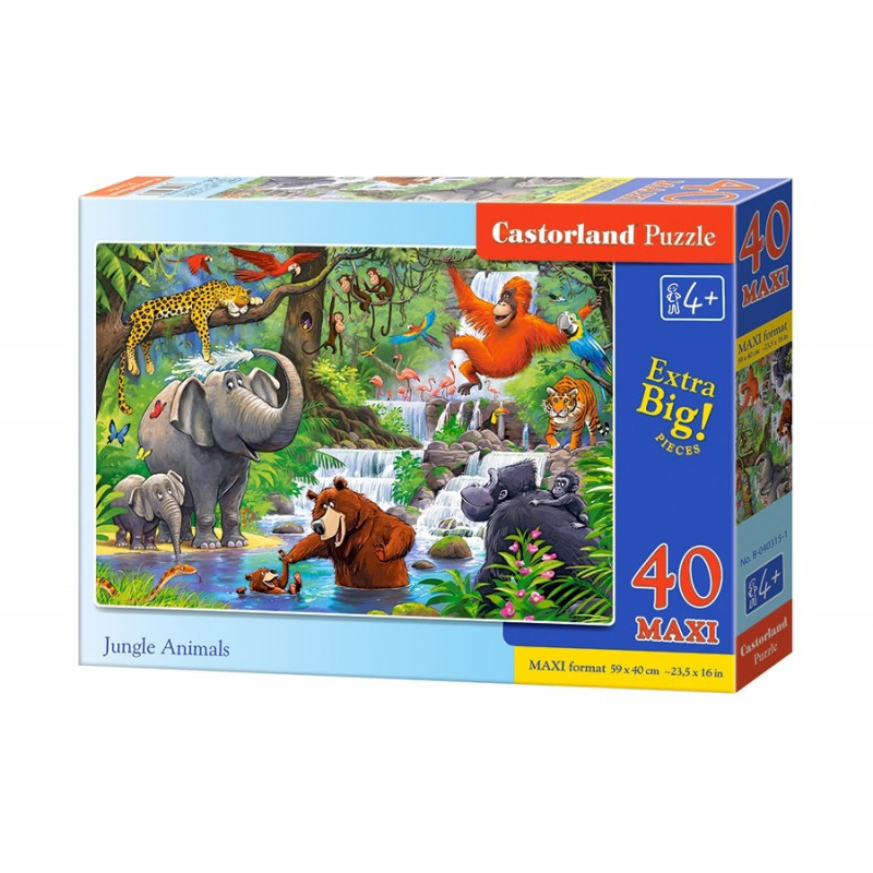 040315. Puzzle 40 Jungle Animals
