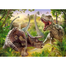 18413. Puzzle 180 Dinosaur Battle