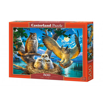 53322. Puzzle 500 Owl Family 53322. Puzzle 500 Owl Family