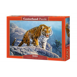 53346. Puzzle 500 Tiger on the Rocks