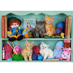 Puzzle 500 KITTEN SHELVES 53377