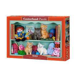 Puzzle 500 KITTEN SHELVES 53377