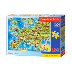 Puzzle 100 Map of Europe 111060