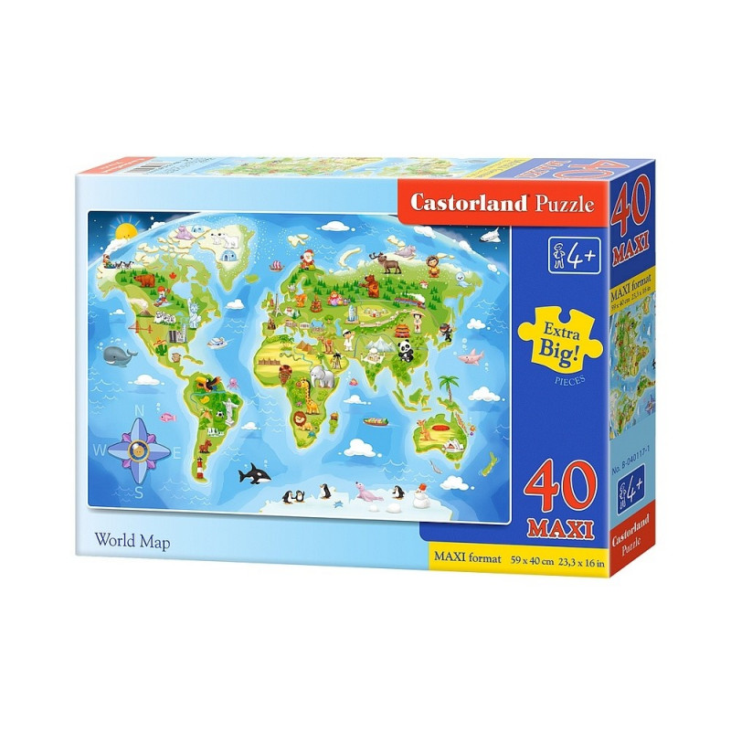 Puzzle 40 World Map 040117