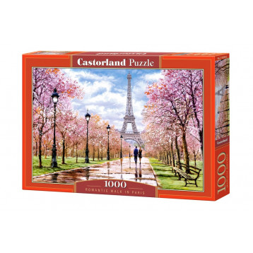 Puzzle 1000 Romantic Walk in Paris 104369