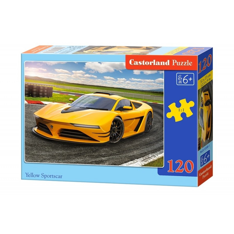 Puzzle 120 Yellow Sportscar 13500