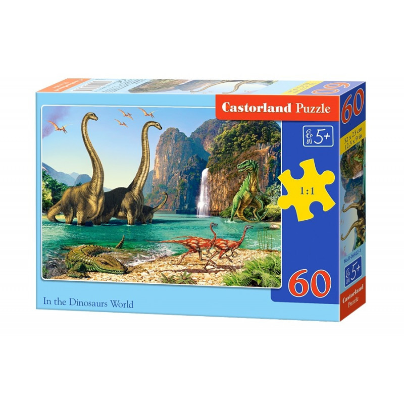 Puzzle 60 In the Dinosaurus World 06922