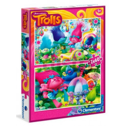 PUZZLE 2x60TK TROLLS 11275