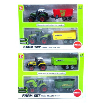 KOMPLEKT TRAKTOR HAAGISEGA 2TK METALLMUDEL 11503 KOMPLEKT TRAKTOR HAAGISEGA 2TK METALLMUDEL 11503