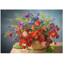 Puzzle 500 Bouquet with Poppies 53506