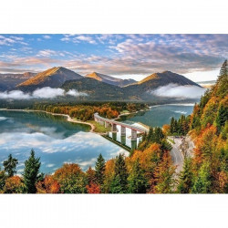 Puzzle 500 Sunrise over Sylvenstein Lake, Germany 53353
