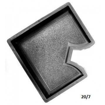 20/3 ja 20/7 PLASTVORMID PLAAT JA RIST 30x30x4,5cm 