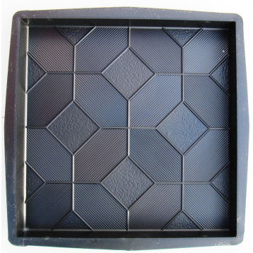 PLASTVORM PLAAT 50x50x5cm (riffel)