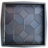PLASTVORM PLAAT 50x50x5cm (riffel)
