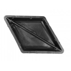 PLASTVORM ROMB MUSTRIGA 2 poolikut 19x33x4,5cm 10/3p