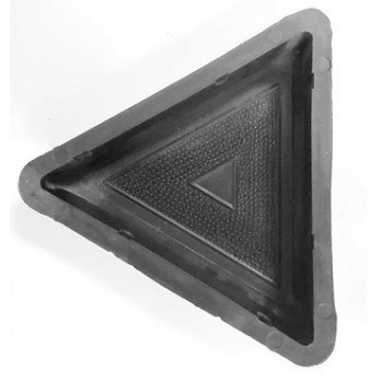 PLASTVORM ROMB MUSTRIGA poolik 19x33x4,5cm 10/3r PLASTVORM ROMB MUSTRIGA poolik 19x33x4,5cm 10/3r