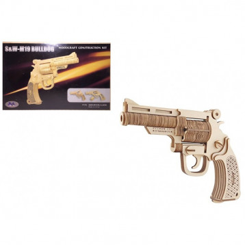 3D PUITPUZZLE PÜSTOL S&W-M19 BULLDOG 8018 3D PUITPUZZLE PÜSTOL S&W-M19 BULLDOG 8018