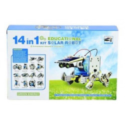 KONSTRUKTOR PÄIKESEPATAREIGA SOLAR ROBOT 14in1 12118