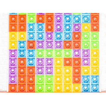 Tetrise mäng plastklotsidega