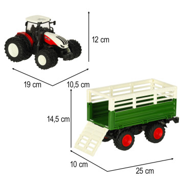 raadiotraktor haagisega