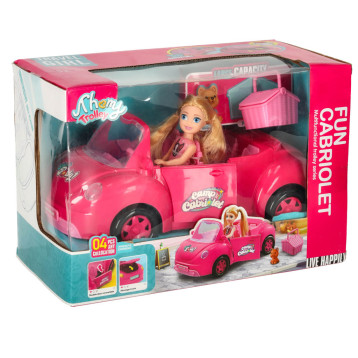 Auto kabriolett koos nukuga