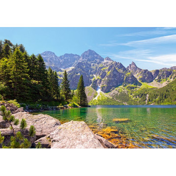 102235.Puzzle 1000 Morskie Oko järv, Tatra